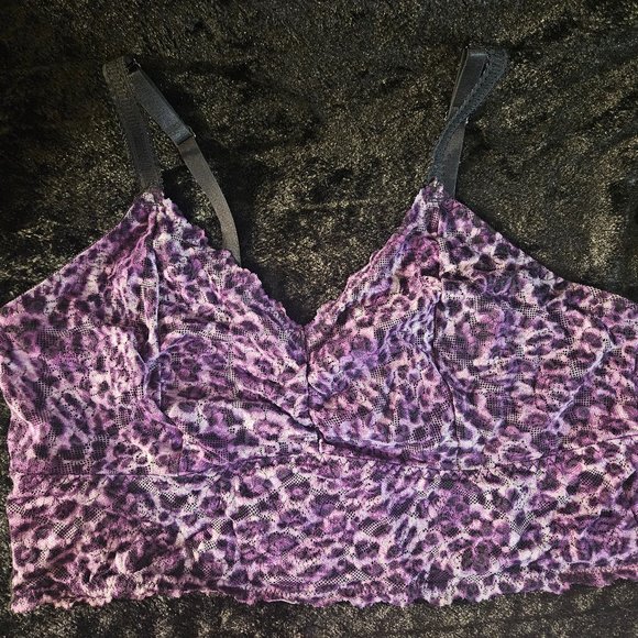 Torrid Unlined Lace Crop Bralette Size 3 - Picture 4 of 5